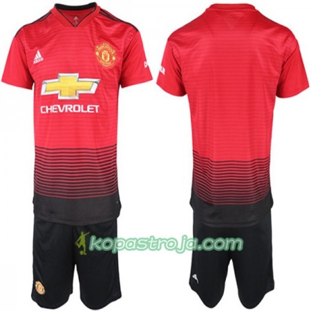 Billiga Fotbollströjor Manchester United Barn Hemma tröja 2018/19 Kortärmad